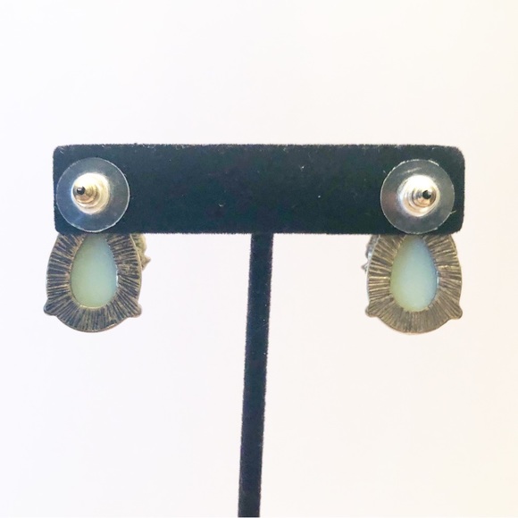 Anthropologie X BaubleBar Seastone and Rhinestone Pierced Earrings - Picture 9 of 10